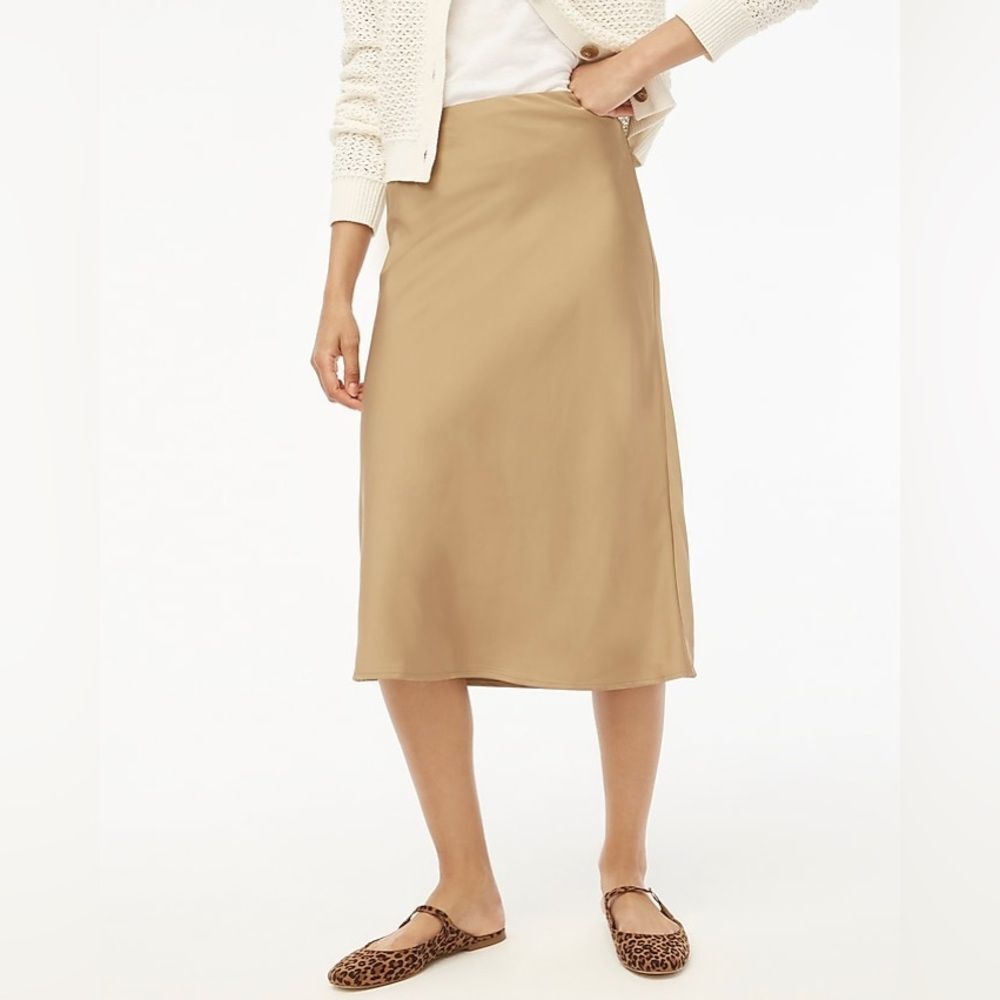 66- bt103 j crew sz s Petite slip skirt - Picture 2 of 9